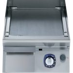 Electrolux Professional E7IIKTAOMCI 700XP 400mm Gas Fry Top, Smooth Brushed Chrome Plate (Code 371411)