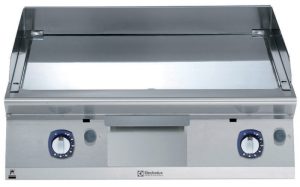 Electrolux Professional E7IIDTAOMEI GAS FRY TOP-SMOOTH POLISHED CHROME PLATE 800MM - QMARK (Code 371409)