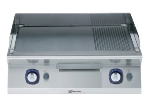 Electrolux Professional E7FTGHSP00 GAS FRY TOP-SMOOTH+RIBBED PLATE 800 MM (Code 371032, Alias 9PDX371032)
