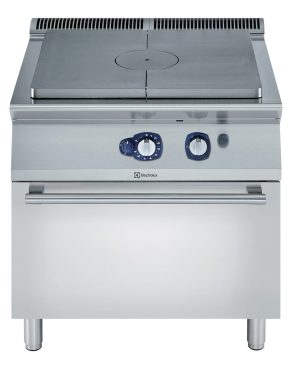 Electrolux Professional E7STGH10G0 GAS SOLID TOP+OVEN 800 MM (Code 371008, Alias 9PDX371008)