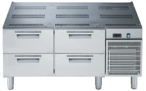 Electrolux Professional E7TTBPCOMIN REFRIGERATED BASE WITH 4 DRAWERS 1200MM-60HZ - R290 (Code 371375)