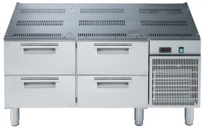 Electrolux Professional E7BAPL00RH REFRIGERATED BASE WITH 4 DRAWERS 1200MM (Code 371260, Alias 9PDX371260)