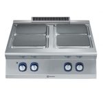 Electrolux Professional E9ECEH4Q00 4-HOT SQUARE PL. ELEC.BOILING TOP 800 MM (Code 391040, Alias 9PDX391040)