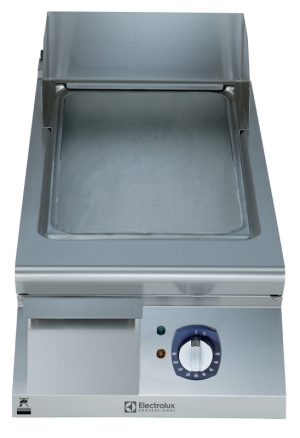 Electrolux Professional E9IINIAOMCA ELECTRIC FRYTOP SMOOTH HORIZONTAL PLATE 400MM-230V-BRUSHED CHROME (Code 391398)