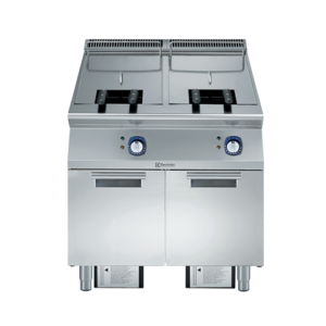 Electrolux Professional E9KKGOBAMEA 23+23LT EL.FRYER, 2 WELLS + 4X1/2 BASKETS, 430V (Code 391385)