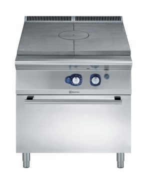 Electrolux Professional E9STGH10G0 GAS SOLID TOP + OVEN 800 MM (Code 391019, Alias 9PDX391019)
