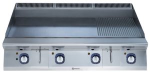 Electrolux Professional E9FTELSP0P ELECTRIC FRY TOP HP SMOOTH+RIBBED1200 MM (Code 391223, Alias 9PDX391223)