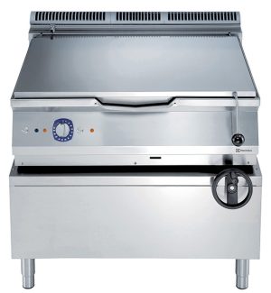 Electrolux Professional E9BRGJDPF0 100LT GAS BRAISING PAN-DUOMAT BOTTOM (Code 391140, Alias 9PDX391140)