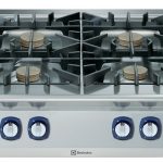 Electrolux Professional E9GCTH4C0M 4-BURNER(7.5KW)GAS BOIL.TOP 800MM-TOWN G (Code 391194, Alias 9PDX391194)