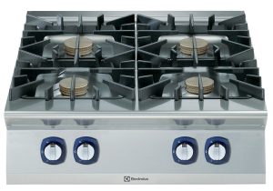 Electrolux Professional E9GCTH4C0M 4-BURNER(7.5KW)GAS BOIL.TOP 800MM-TOWN G (Code 391194, Alias 9PDX391194)