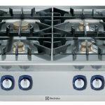 Electrolux Professional E9GCTH4C00 4-BURNER GAS BOILING TOP 800 MM TOWN GAS (Code 391193, Alias 9PDX391193)