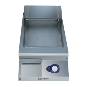 Electrolux Professional E9IINAAOMCA GAS FRYTOP SMOOTH HORIZONTAL PLATE 400MM-BRUSHED CHROME (Code 391402)