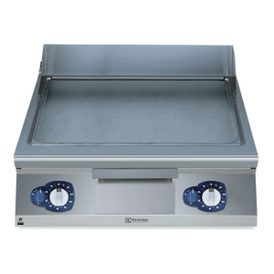 Electrolux Professional E9IINAAOMEA GAS FRYTOP SMOOTH HORIZONTAL PLATE 800MM-BRUSHED CHROME (Code 391401)