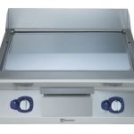 Electrolux Professional E9FTGHCS00 GAS FRYTOP CHR.SMOOTH SLOPED PLATE 800MM (Code 391054, Alias 9PDX391054)
