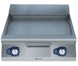 Electrolux Professional E9FTGHHS00 GAS FRYTOP SMOOTH HORIZONTAL PLATE 800MM (Code 391050, Alias 9PDX391050)