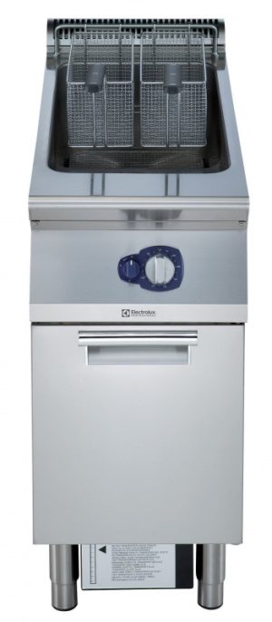 Electrolux Professional E9KKGTBAMCI 23LT GAS FRYER, 1 WELL+2 1/2 BASKETS - QMARK (Code 391632)