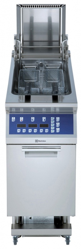 Electrolux Professional E9FRGD1JFP 23L GAS FRYER-PROG.-ELEC.CONTR+OIL FILT. (Code 391083, Alias 9PDX391083)