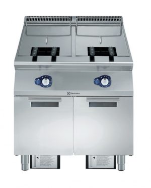Electrolux Professional E9FRGH2JF0 23+23LT GAS FRYER-2 WELLS+4 1/2 BASKETS (Code 391080, Alias 9PDX391080)
