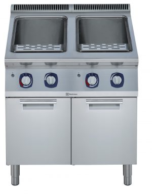 Electrolux Professional E9PCGH2MF0 GAS PASTA COOKER 2X40 LT WELLS (Code 391112, Alias 9PDX391112)