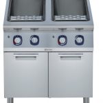 Electrolux Professional E9OODTBAMEI GAS PASTA COOKER 2X40 LT WELLS - QMARK (Code 391625)