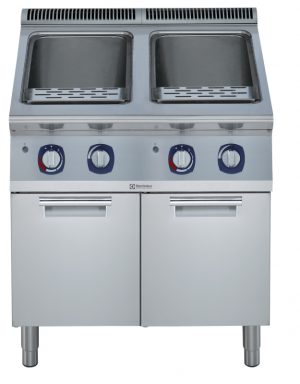 Electrolux Professional E9OODTBAMEI GAS PASTA COOKER 2X40 LT WELLS - QMARK (Code 391625)