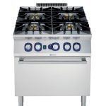 Electrolux Professional E9GCGHTCV0 4BUR.GAS RANGE+CONV.OVEN 800MM-3MM WORKT (Code 391248, Alias 9PDX391248)