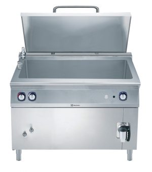 Electrolux Professional E9BSELIUFE 250LT EL.RECT.BOILING PAN-INDIR.HEATING (Code 391123, Alias 9PDX391123)
