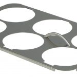 Electrolux Professional 9AC61 SUPPORT FRAME TO HOLD 6 ROUND BASKETS (Code 960644, Alias 8PDX960644)