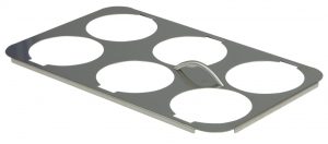 Electrolux Professional 9AC61 SUPPORT FRAME TO HOLD 6 ROUND BASKETS (Code 960644, Alias 8PDX960644)